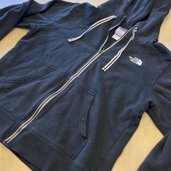 Womens The North Face Full Zip Black Hoodie Sweatshirt Size Medium - Picture 5 of 7